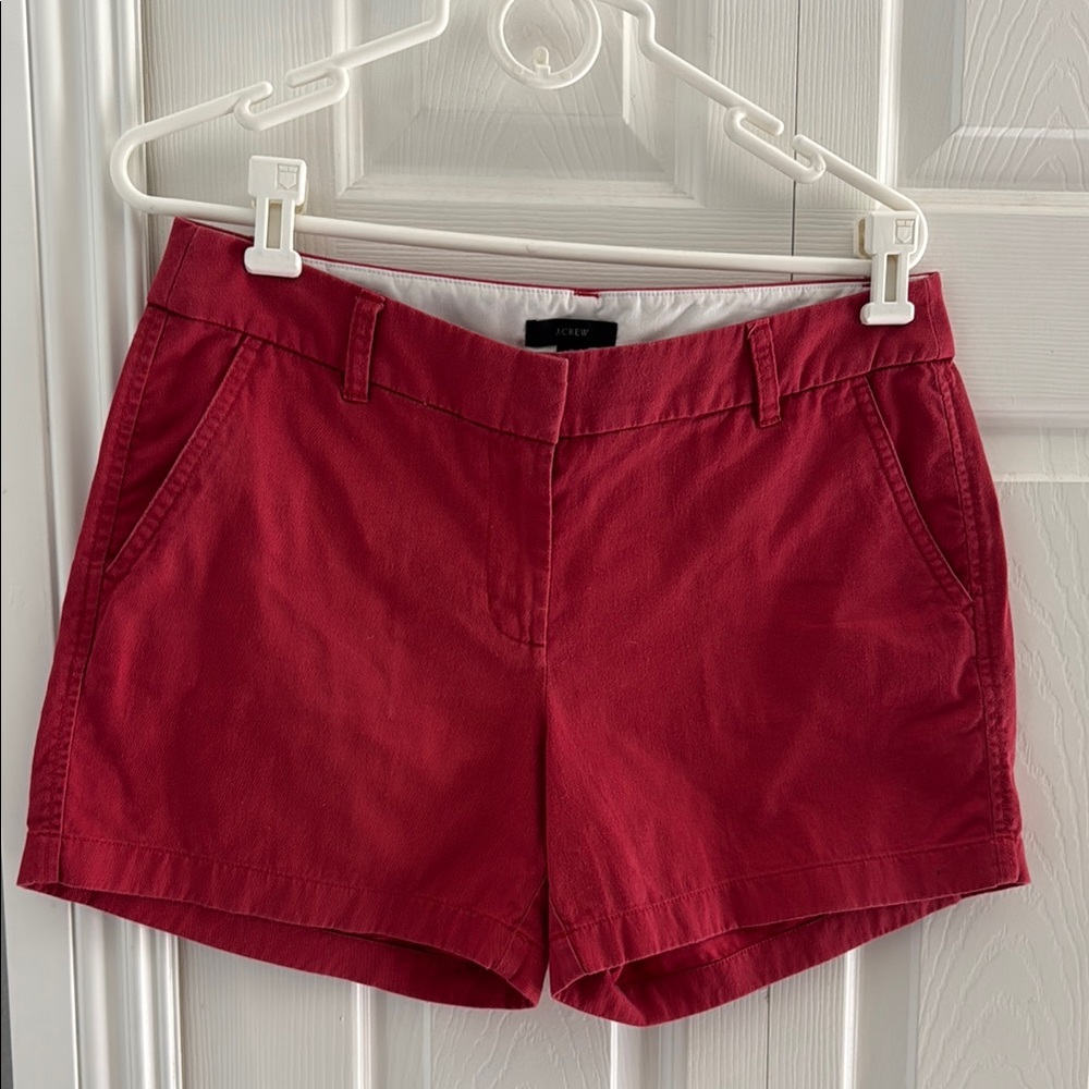 Women's pinkish red J. Crew Shorts